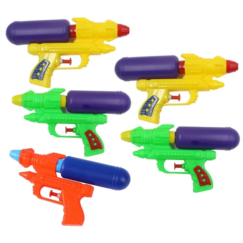 

Colorful Water-Pistols for Child Mini Water Guns Summer Outdoor Water Fighting Toy Toddler Bath Water Squirt Toy 5PCS 45BF