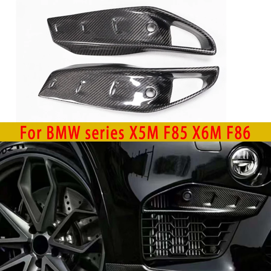 Передний бампер из углеродного волокна для BMW X5 F85 X6 F86 2014-2018, накладка на вентиляционное отверстие, противотуманная сетка, решетка-гриль, автомобильные аксессуары
Передний бампер из углеродного волокна для BMW X5 F85 X6 F86 2014-2018, накладка на вентиляционное отверстие, противотуманная сетка, решетка-гриль, автомобильные аксессуары