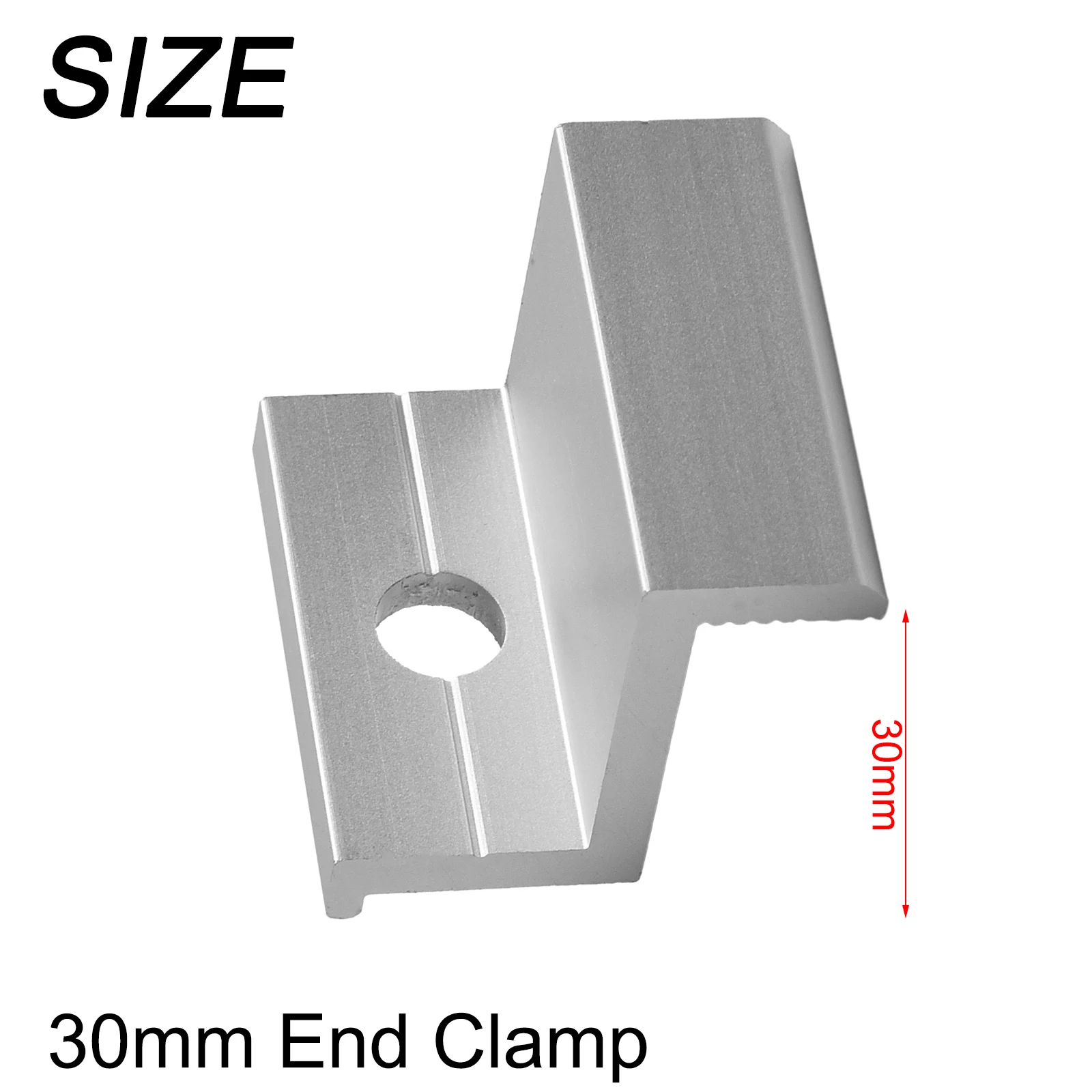 Light Weight Convenient Transportation Frame Heights 30mm 32mm 35mm And 40mm End Clamp Solar Panel 10pcs Aluminum
Light Weight Convenient Transportation Frame Heights 30mm 32mm 35mm And 40mm End Clamp Solar Panel 10pcs Aluminum