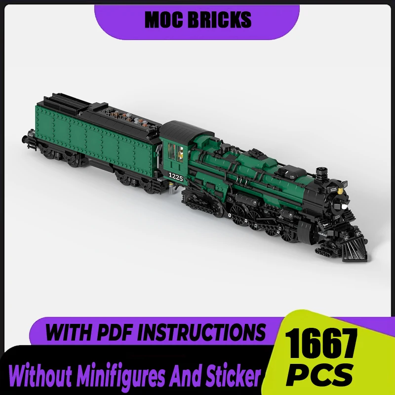Moc Building Bricks Steam Locomotive and Coal Train Model Technology Modular Blocks Gift Christmas Car Toy DIY Sets Assembly
Moc Building Bricks Steam Locomotive and Coal Train Model Technology Modular Blocks Gift Christmas Car Toy DIY Sets Assembly