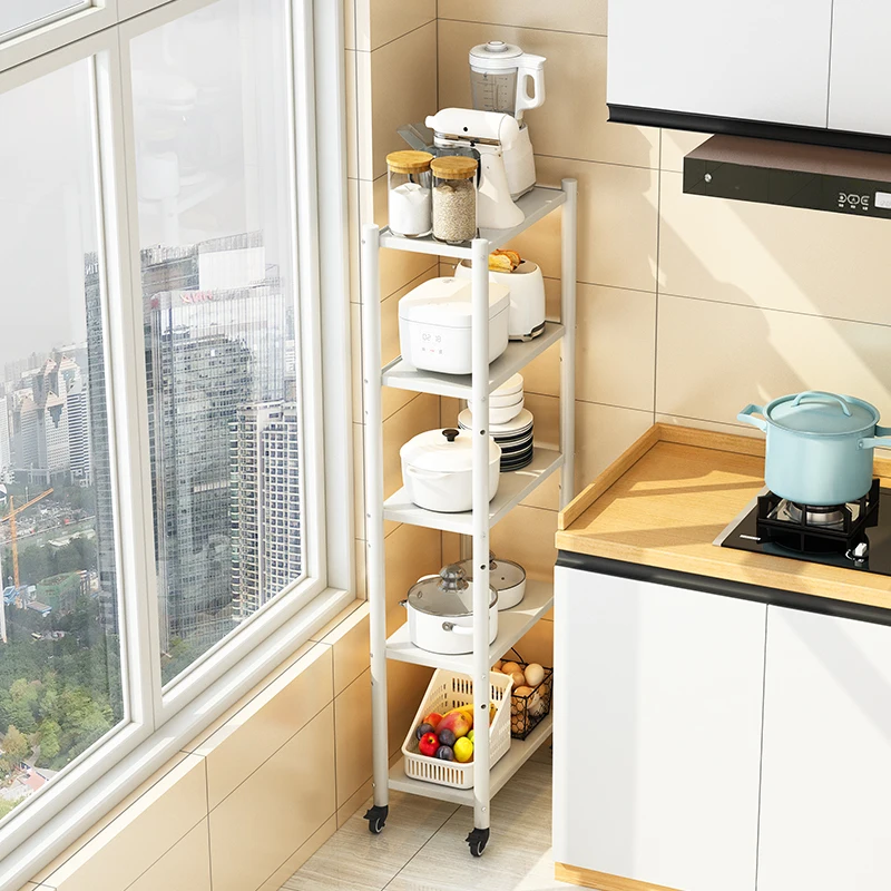 Kitchen crevice storage rack, floor to floor, multi-layer, small-sized household refrigerator, side ultra-narrow gap storage rac
Kitchen crevice storage rack, floor to floor, multi-layer, small-sized household refrigerator, side ultra-narrow gap storage rac