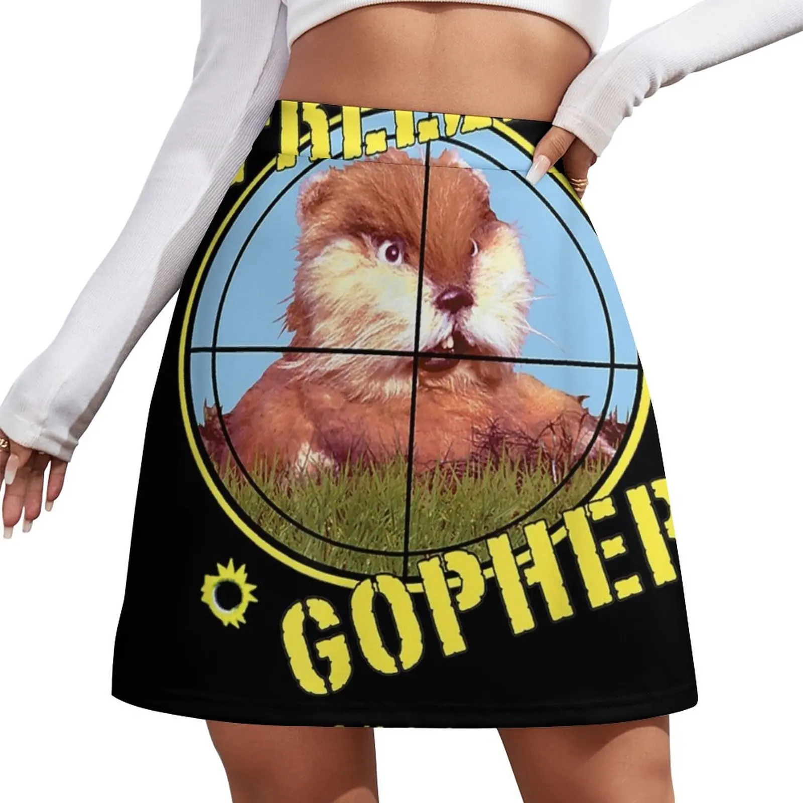 

Caddyshack Freeze Gopher Mini Skirt womens clothing 90s aesthetic