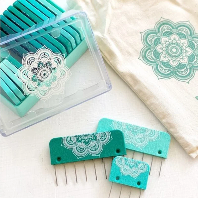 Knitters Pride Mindful Collection Knit Blockers, Set of 20: 12 with 8 pins & 8 with 4 pins
Knitters Pride Mindful Collection Knit Blockers, Set of 20: 12 with 8 pins & 8 with 4 pins