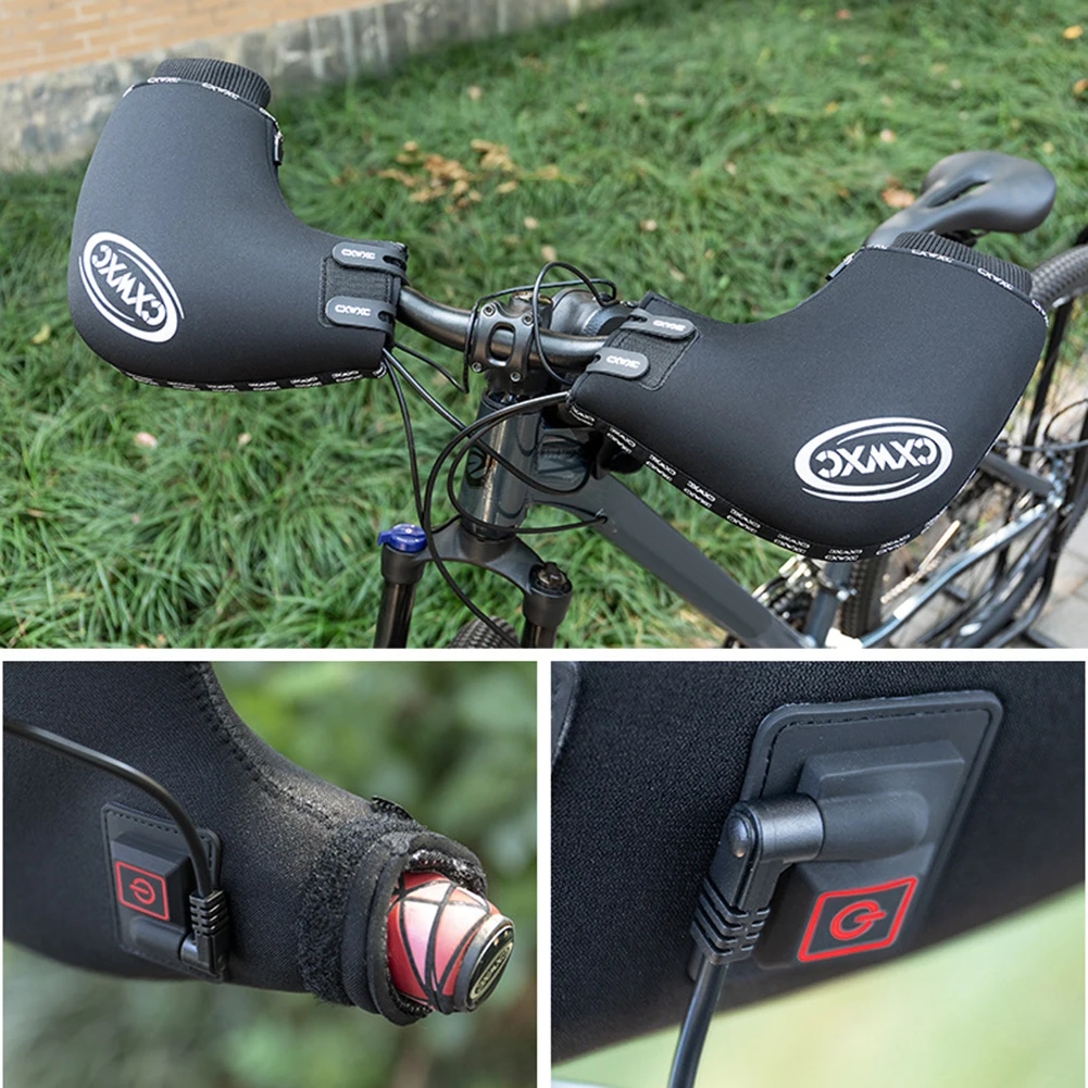Bike Gloves Windproof Bicycle Handlebar Mittens Hand Warmer Heating Cover Inner Heating Design Handlebar Covers Equipment
Bike Gloves Windproof Bicycle Handlebar Mittens Hand Warmer Heating Cover Inner Heating Design Handlebar Covers Equipment