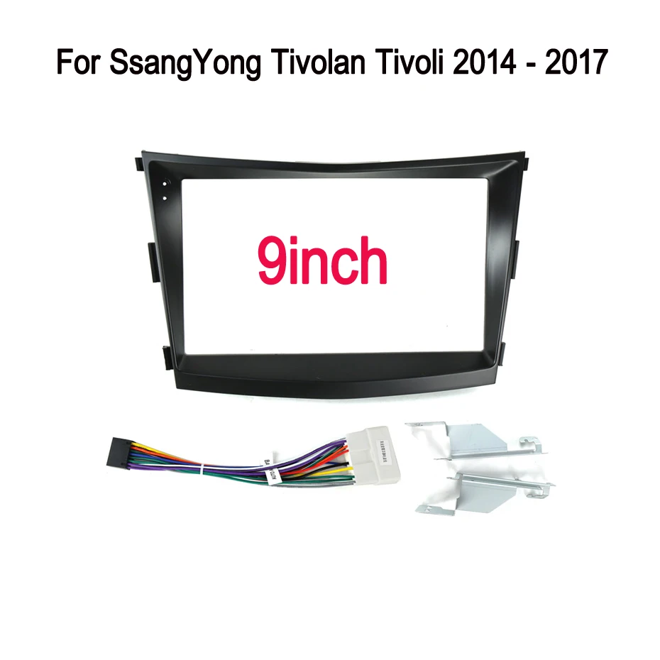 9inch Car Multimedia Radio Center Console Panel Bracket Kit Frame For SSsangYong Tivoli Tivolan 2014-2018 car panel
9inch Car Multimedia Radio Center Console Panel Bracket Kit Frame For SSsangYong Tivoli Tivolan 2014-2018 car panel