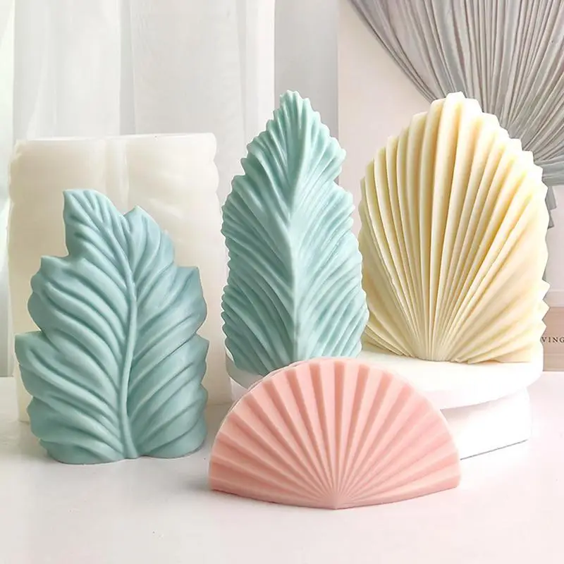 Candle Mold Silicone Geometric Shell Leaf Molds For Candle Soap Making Supplies Wedding Anniversaries Birthdays Home Decor Mold 
Candle Mold Silicone Geometric Shell Leaf Molds For Candle Soap Making Supplies Wedding Anniversaries Birthdays Home Decor Mold