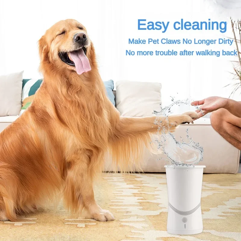 Fully Automatic Pet Foot Washing Cup USB Dog and Cat Paw Deep Cleaning Beautifier Suitable for Teddy Labrador Dog Accessories
Fully Automatic Pet Foot Washing Cup USB Dog and Cat Paw Deep Cleaning Beautifier Suitable for Teddy Labrador Dog Accessories