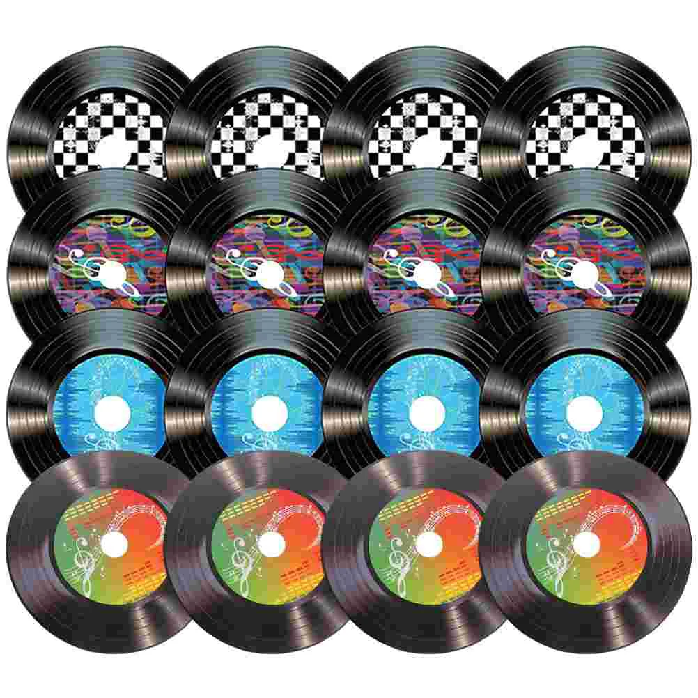 16pcs Wall Mount Record Ornaments Decorative Retro Records Wall Decors Room Decorations
16pcs Wall Mount Record Ornaments Decorative Retro Records Wall Decors Room Decorations
