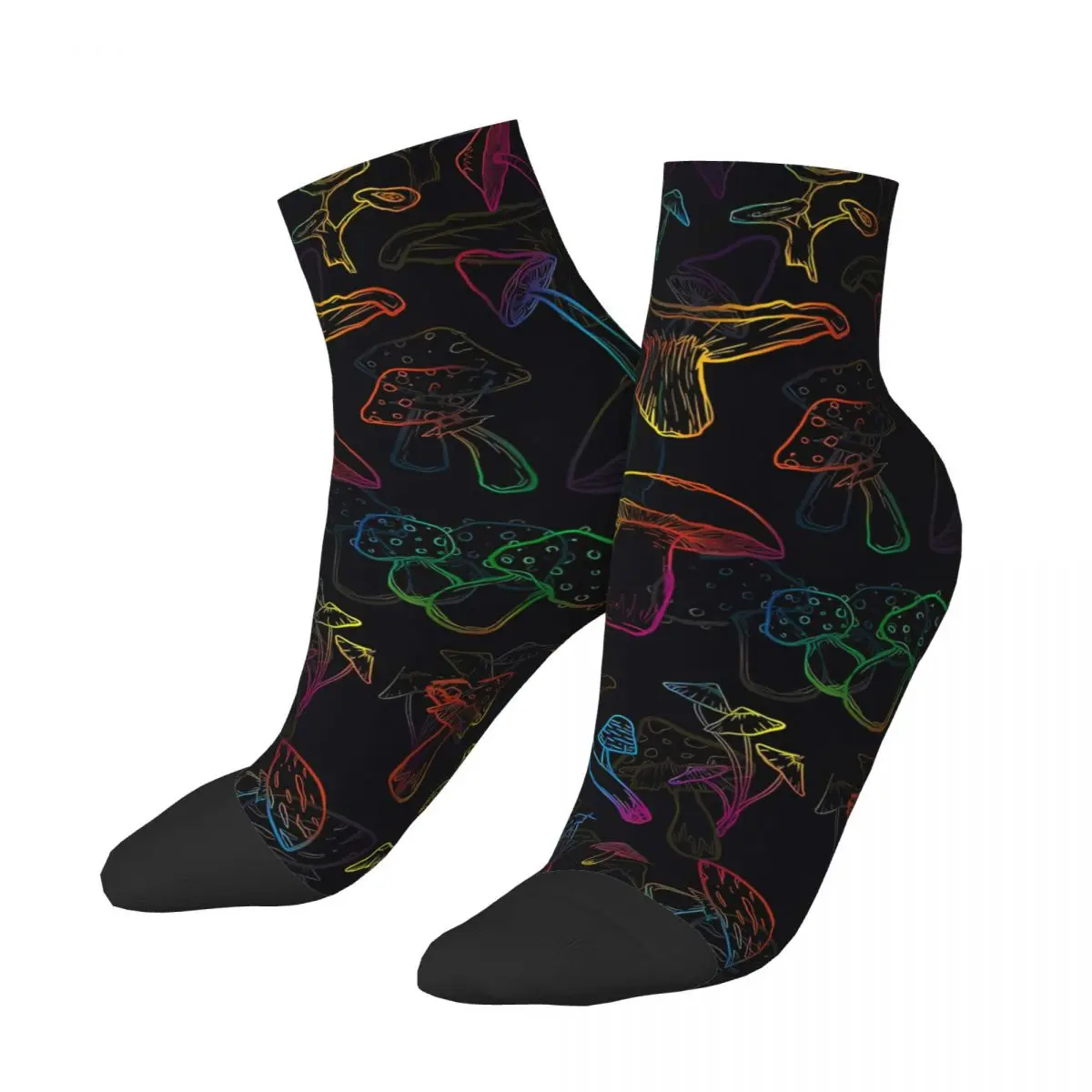 

Happy Men's Ankle Socks Good Trip Mushroom Hip Hop Crazy Crew Sock Gift Pattern Printed