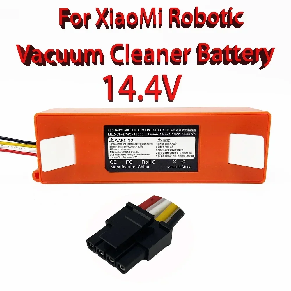 Battery 5200mAh suitable for Xiaomi Roborock S50 S51 S55 T60 vacuum cleaner robot
Battery 5200mAh suitable for Xiaomi Roborock S50 S51 S55 T60 vacuum cleaner robot