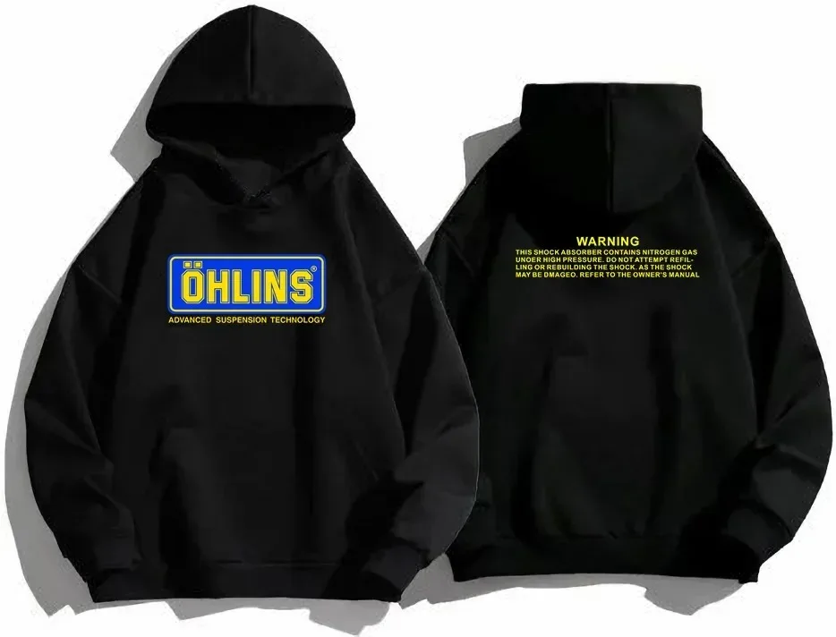 

2024 Men's Hoodie Ohlins Sports Racing Top Reversible Shock Ohlins RXF34 M.2 Men's Hoodie Printed Comfort Hoodie