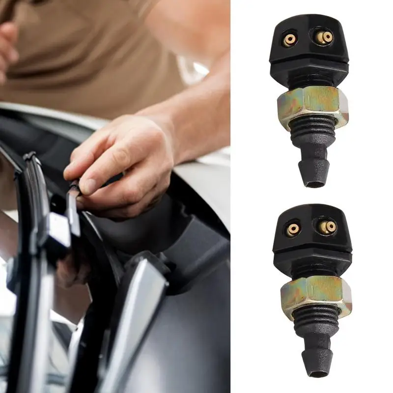 2Pcs Car Front Windshield Windscreen Washer Wiper Nozzle Sprayer Water Spout Outlet Auto Universal Nozzle For Honda Buick Ford
2Pcs Car Front Windshield Windscreen Washer Wiper Nozzle Sprayer Water Spout Outlet Auto Universal Nozzle For Honda Buick Ford