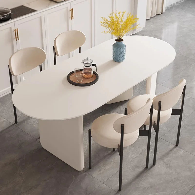 Minimalist White Dining Table Nordic Fashion Coffee Scratch Protector Dining Table Floor Balcony Mesa Comedor Home Furnitures
Minimalist White Dining Table Nordic Fashion Coffee Scratch Protector Dining Table Floor Balcony Mesa Comedor Home Furnitures