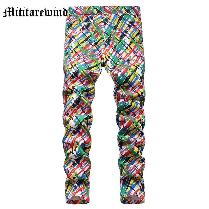 New European and American Style Jeans Colorful Printing Men's Slim Fit Fashion Stretch Casual Y2k Harajuku Vibe Pants Hip Hop
New European and American Style Jeans Colorful Printing Men's Slim Fit Fashion Stretch Casual Y2k Harajuku Vibe Pants Hip Hop