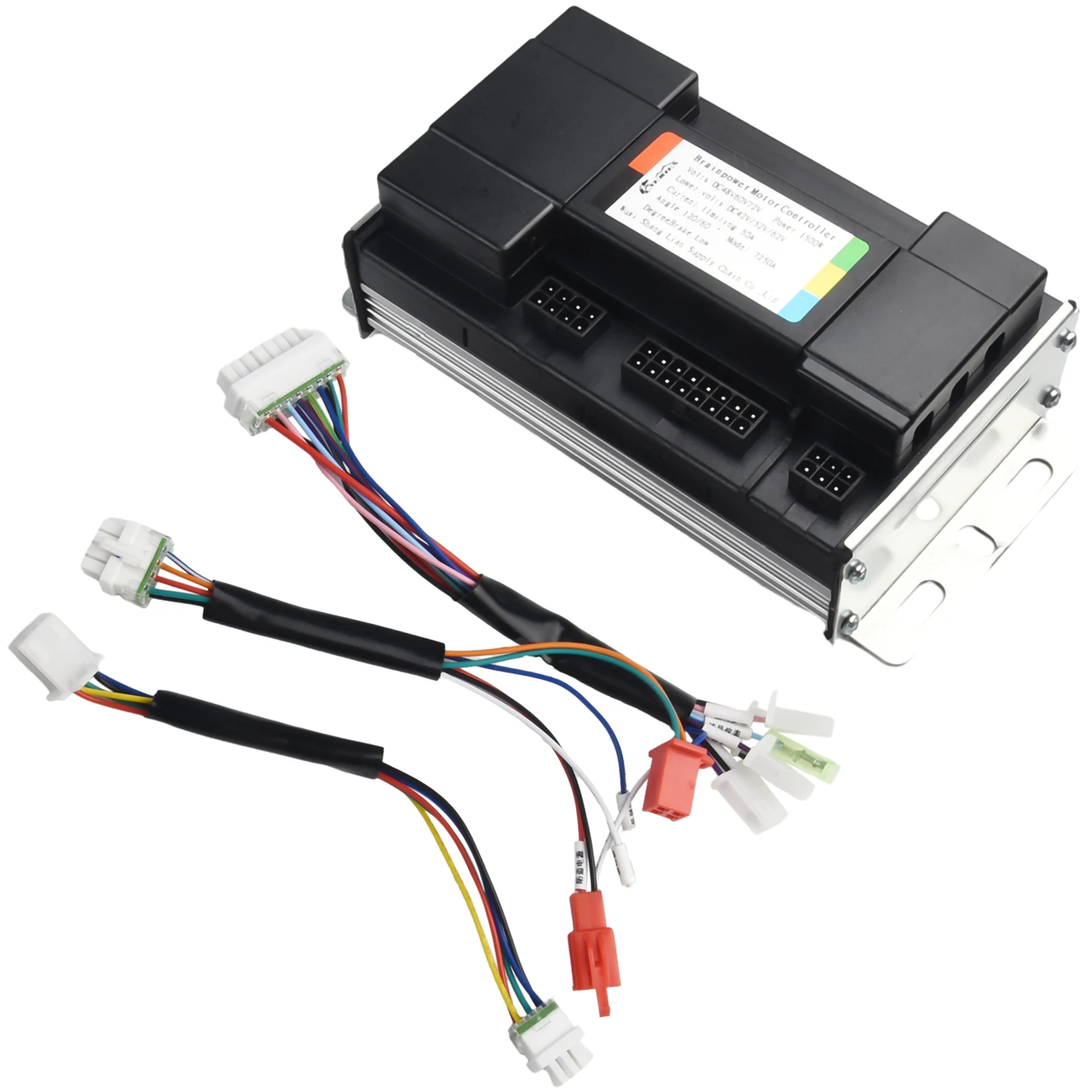 48V 60V 72V Electric Bike Sine Wave Split Intelligent Motor Speed Controller 1500W 50A 17.8x9x4.9cm Perfect Replacement Part
48V 60V 72V Electric Bike Sine Wave Split Intelligent Motor Speed Controller 1500W 50A 17.8x9x4.9cm Perfect Replacement Part