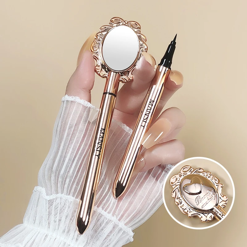 Luxury Gold Black Eyeliner Waterproof Liquid Eyeliner for Arrows Smooth Long Lasting Quick Drying Eye Liner Makeup With Mirror
Luxury Gold Black Eyeliner Waterproof Liquid Eyeliner for Arrows Smooth Long Lasting Quick Drying Eye Liner Makeup With Mirror