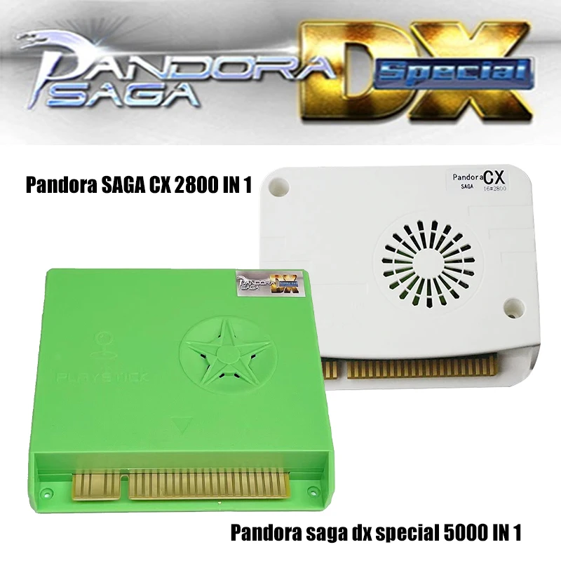 

Pandora SAGA CX/DX Special Arcade 5000/2800 in 1 Jamma Board CRT CGA VGA HDMI-Compatible Have 3P 4P High Score Record 3D Tekken