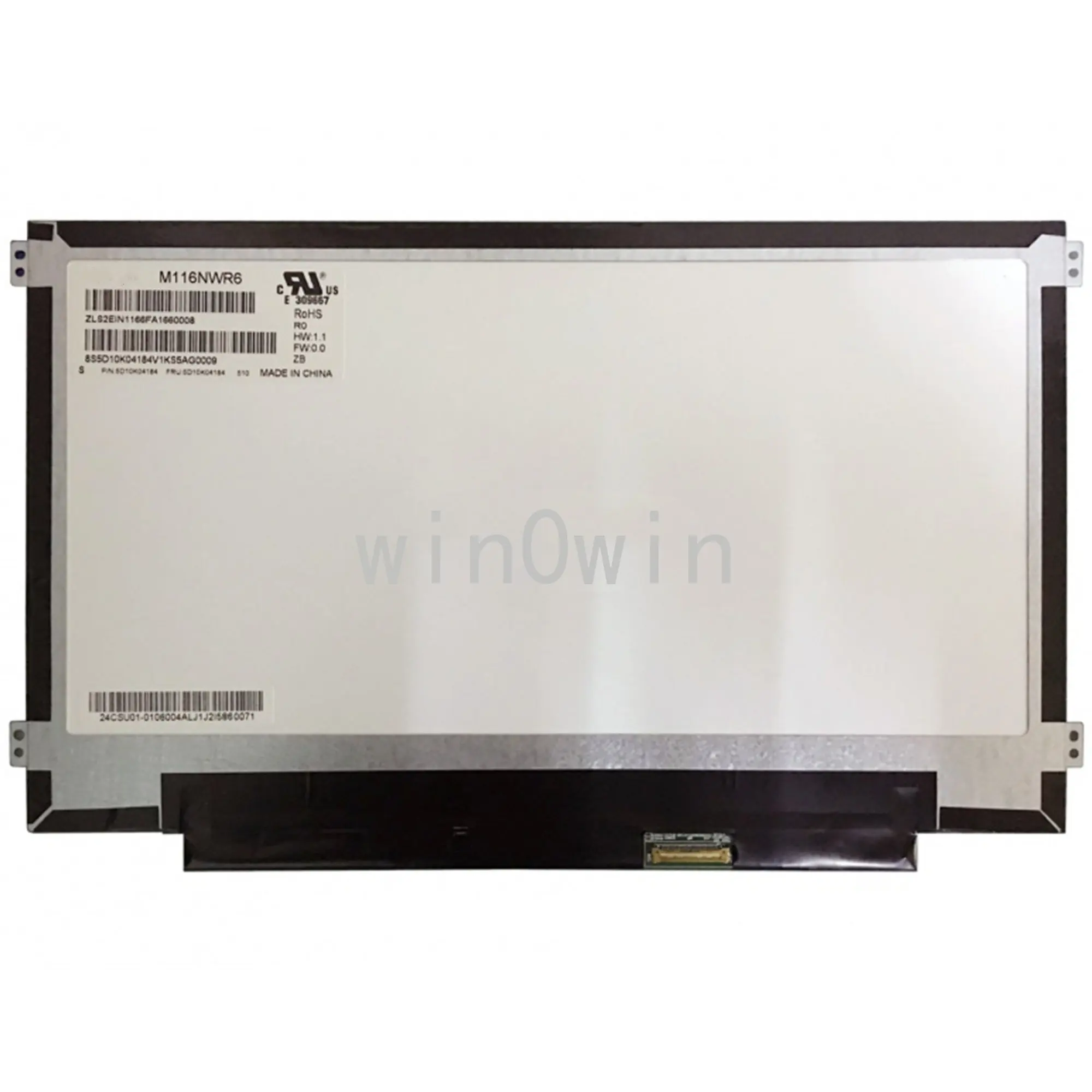 

M116NWR6 R0 For Lenovo FRU 5D10K04184 1366x768 WXGA HD eDP 30PINS Tested Panel Replacement 11.6" LED LCD Screen