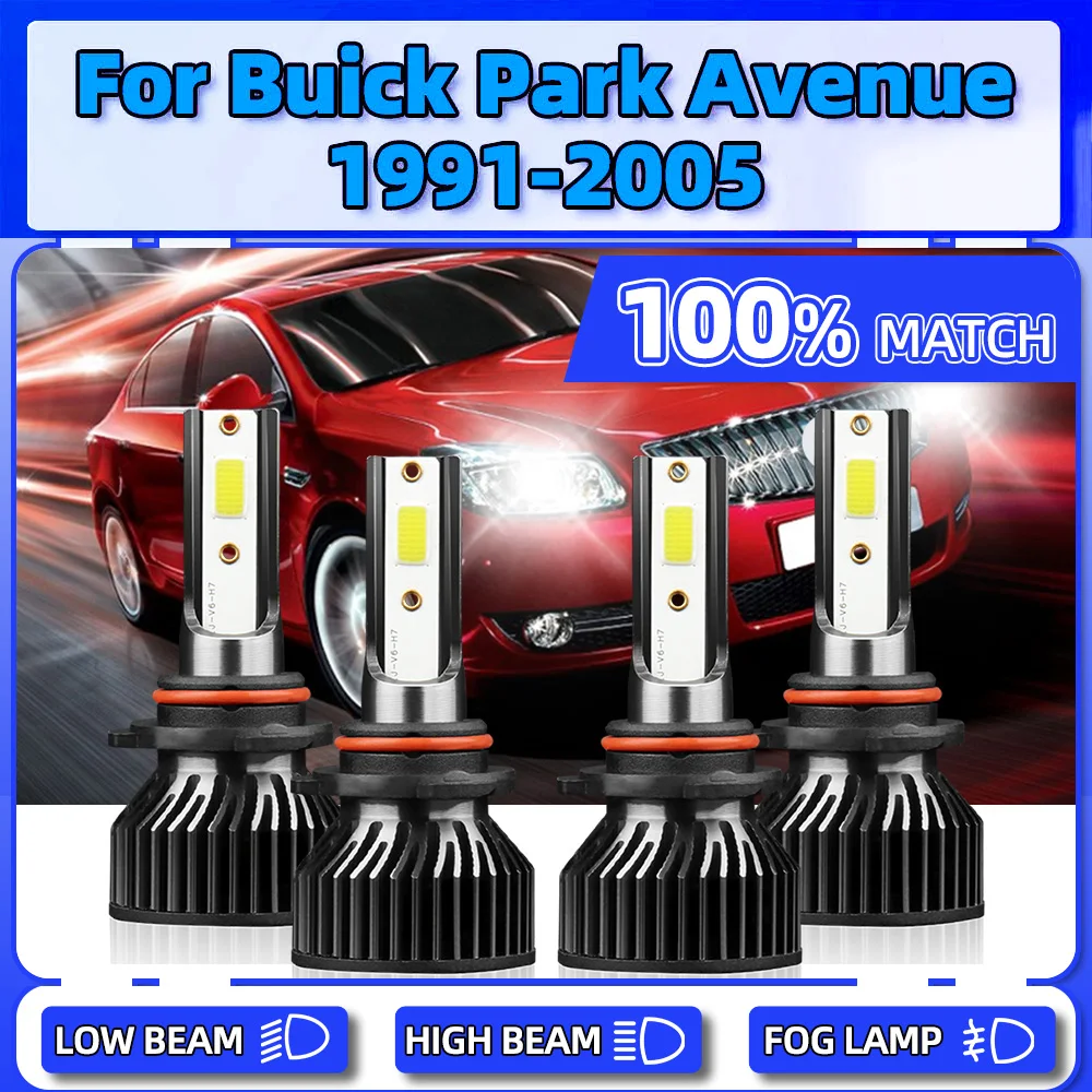 

40000LM LED Headlight 240W CSP Chips Auto Lamps 12V 6000K White For Buick Park Avenue 1991-2000 2001 2002 2003 2004 2005