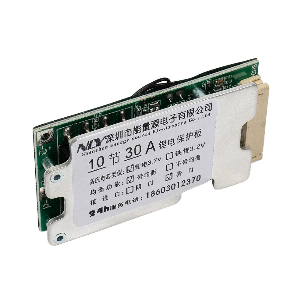 10S 36V 10 Strings Of Power 30A Li-Ion Cell Battery Protection BMS PCB Board W/Balance Kit Electrical Testing Tool Circuit Board
10S 36V 10 Strings Of Power 30A Li-Ion Cell Battery Protection BMS PCB Board W/Balance Kit Electrical Testing Tool Circuit Board