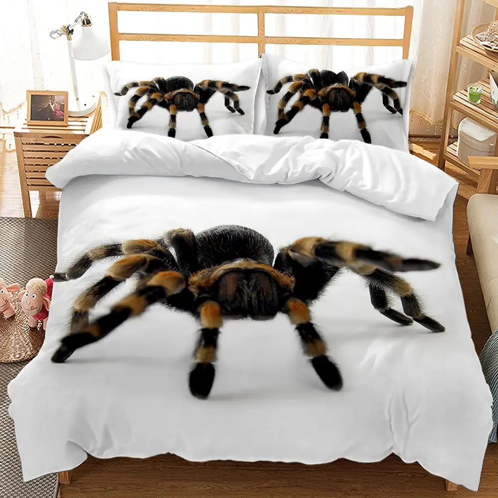 Tarantula Print Bedding 3D Print Black Brown Spider Comforter Cover Set Insect Theme White Duvet Cover Bedroom Decor Kids Adults
Tarantula Print Bedding 3D Print Black Brown Spider Comforter Cover Set Insect Theme White Duvet Cover Bedroom Decor Kids Adults