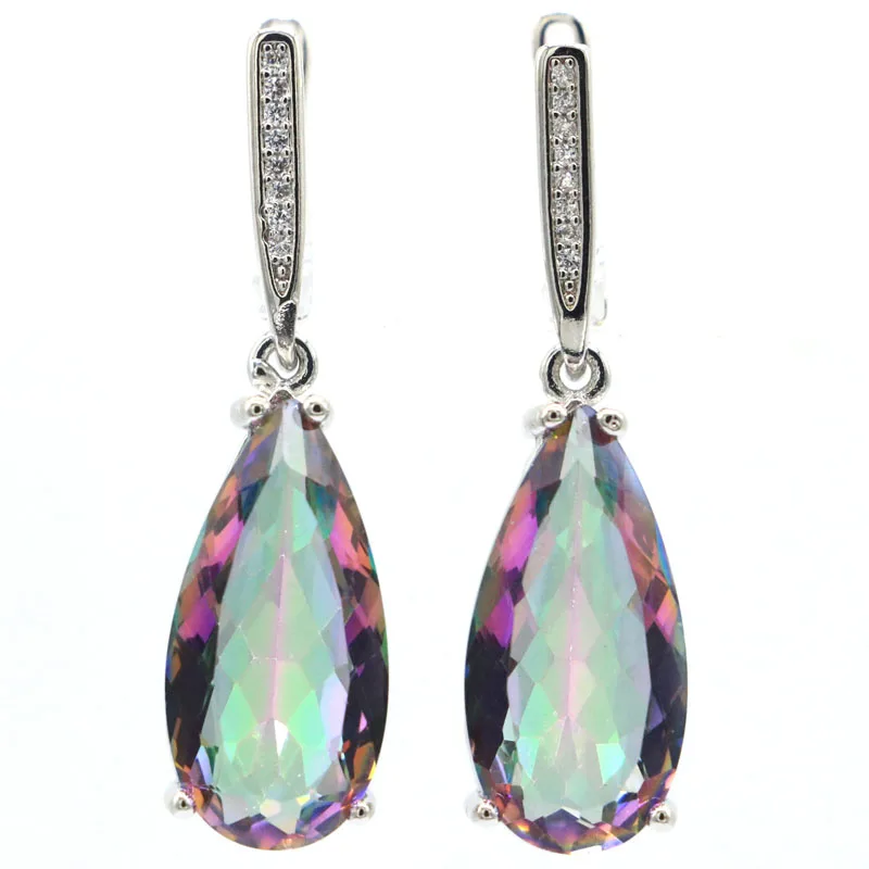 925 SOLID STERLING SILVER Earrings 8g Unheated Violet Tanzanite Fire Rainbow Mystical Violet Topaz White CZ High Trendy Polished
925 SOLID STERLING SILVER Earrings 8g Unheated Violet Tanzanite Fire Rainbow Mystical Violet Topaz White CZ High Trendy Polished