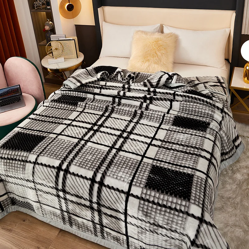Winter Raschel Blankets Soft Warm Double Layer Faux Fur Mink Throw Thicken Fluffy Microfiber Plush Weighted Blankets For Beds
Winter Raschel Blankets Soft Warm Double Layer Faux Fur Mink Throw Thicken Fluffy Microfiber Plush Weighted Blankets For Beds