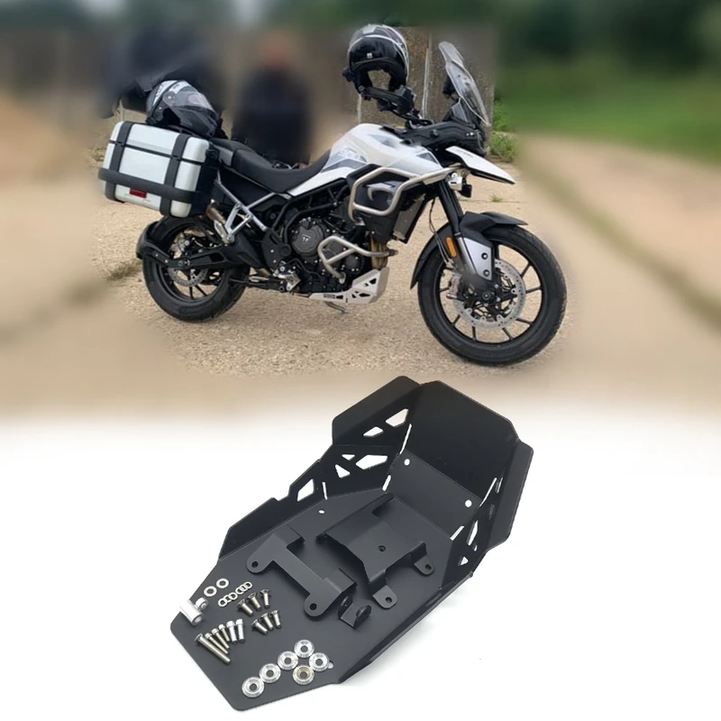 

For Tiger 900 Rally GT 2020 2021 Motorcycle Engine Protection Cover Chassis Under Guard Skid Plate Black