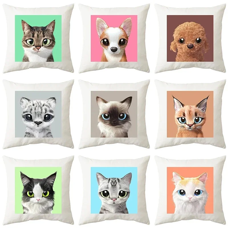 Cute cat pet pillowcase birthday gift home decoration living room sofa cushion cover office hotel soft peach skin pillowcase
Cute cat pet pillowcase birthday gift home decoration living room sofa cushion cover office hotel soft peach skin pillowcase