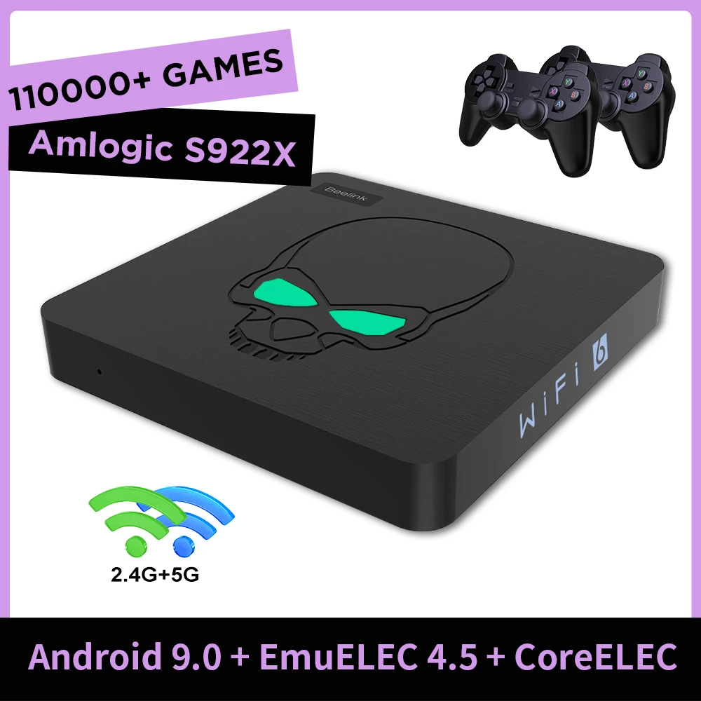 Beelink GT King Retro Video Game Console With 110000 Games For PSP/PS1/SS/DC/N64/CPS3 Amlogic S922X 4K TV Box Game Player Wifi 6
Beelink GT King Retro Video Game Console With 110000 Games For PSP/PS1/SS/DC/N64/CPS3 Amlogic S922X 4K TV Box Game Player Wifi 6