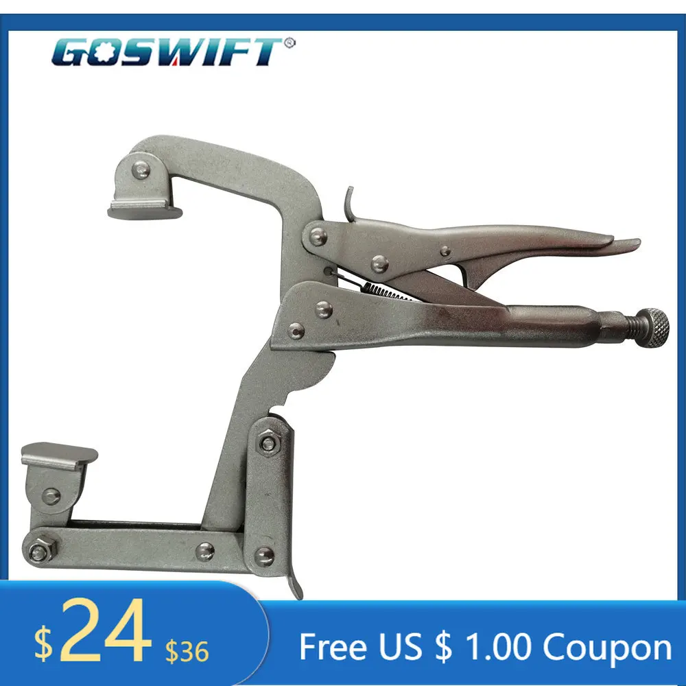 GOSWIFT 4-точечный 10-дюймовый C-стандартные плоскогубцы, быстрая регулировка ширины C-образного зажима от 2 дюймов. До 5 дюймов.
GOSWIFT 4-точечный 10-дюймовый C-стандартные плоскогубцы, быстрая регулировка ширины C-образного зажима от 2 дюймов. До 5 дюймов.
