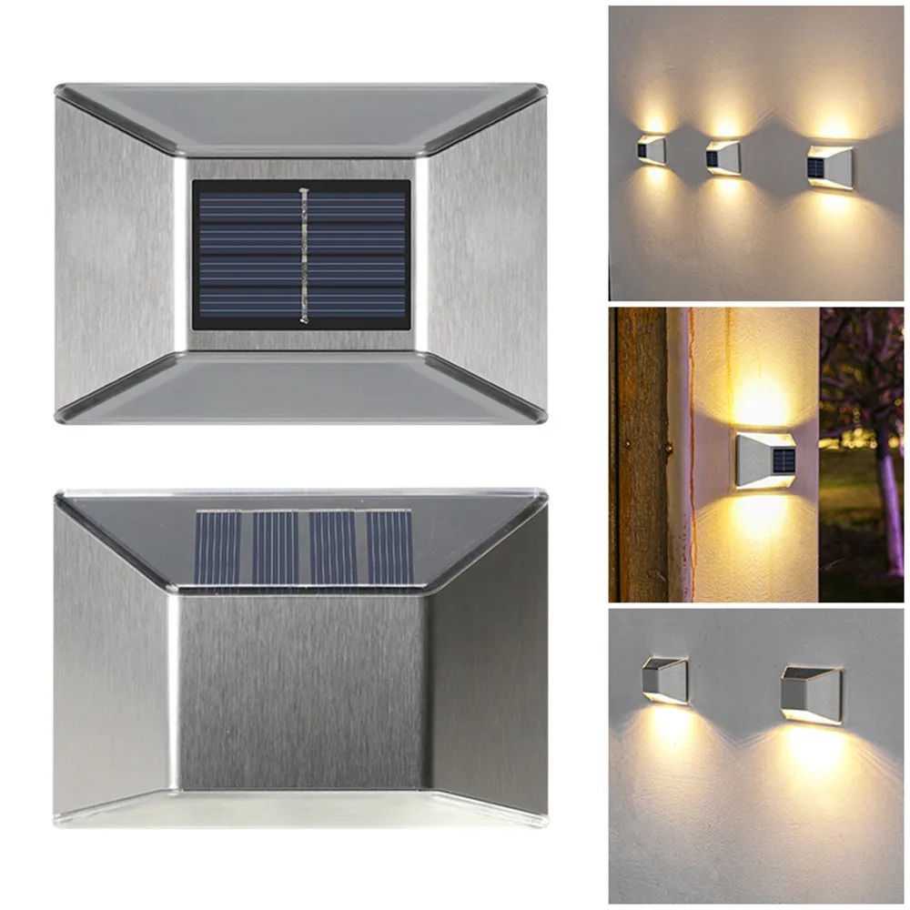 LED Solar Wall Lamp Stainless Steel Square Courtyard Balcony Outdoor Waterproof Decorative Lamp Garden Enclosure Atmosphere
LED Solar Wall Lamp Stainless Steel Square Courtyard Balcony Outdoor Waterproof Decorative Lamp Garden Enclosure Atmosphere