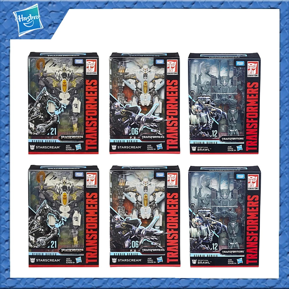Original Hasbro Transformers Studio Series Ss06 Ss21 Ss12 Starscream Brawl Anime Figure Model Toys Gift Collectible
Original Hasbro Transformers Studio Series Ss06 Ss21 Ss12 Starscream Brawl Anime Figure Model Toys Gift Collectible