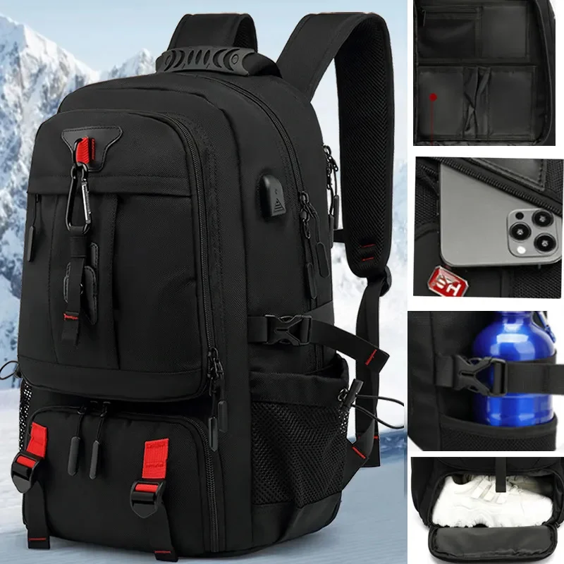 50L 60L 80L Outdoor Backpack with USB Port for Men Pack Bags Large Capacity Unisex Sports Trekking Hiking Camping Available in
50L 60L 80L Outdoor Backpack with USB Port for Men Pack Bags Large Capacity Unisex Sports Trekking Hiking Camping Available in