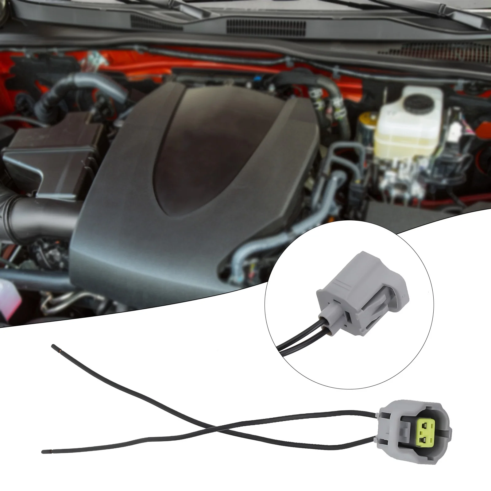 

Car Coolant Temperature Sensor Connector Plug Wire 2-Wire #158-0421 Plastic Coolant Water Temperature Sensor Connector