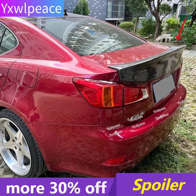 Real Carbon Fiber/FRP Black Rear Trunk Lip Spoiler Body Kit Accessories For Lexus IS Series IS250 IS300 IS350 2006-2011
Real Carbon Fiber/FRP Black Rear Trunk Lip Spoiler Body Kit Accessories For Lexus IS Series IS250 IS300 IS350 2006-2011
