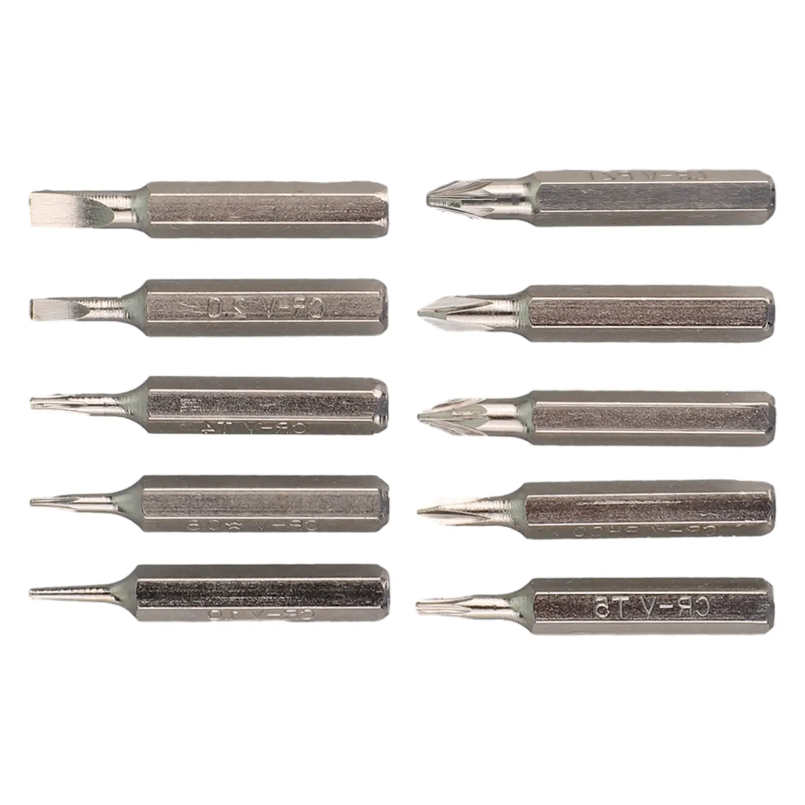 10pcs Screwdriver Bits Kit 4mm Shank 28mm Length Torx Slotted Cross Screwdriver PH PZ SL T Power Tools Accessories
10pcs Screwdriver Bits Kit 4mm Shank 28mm Length Torx Slotted Cross Screwdriver PH PZ SL T Power Tools Accessories
