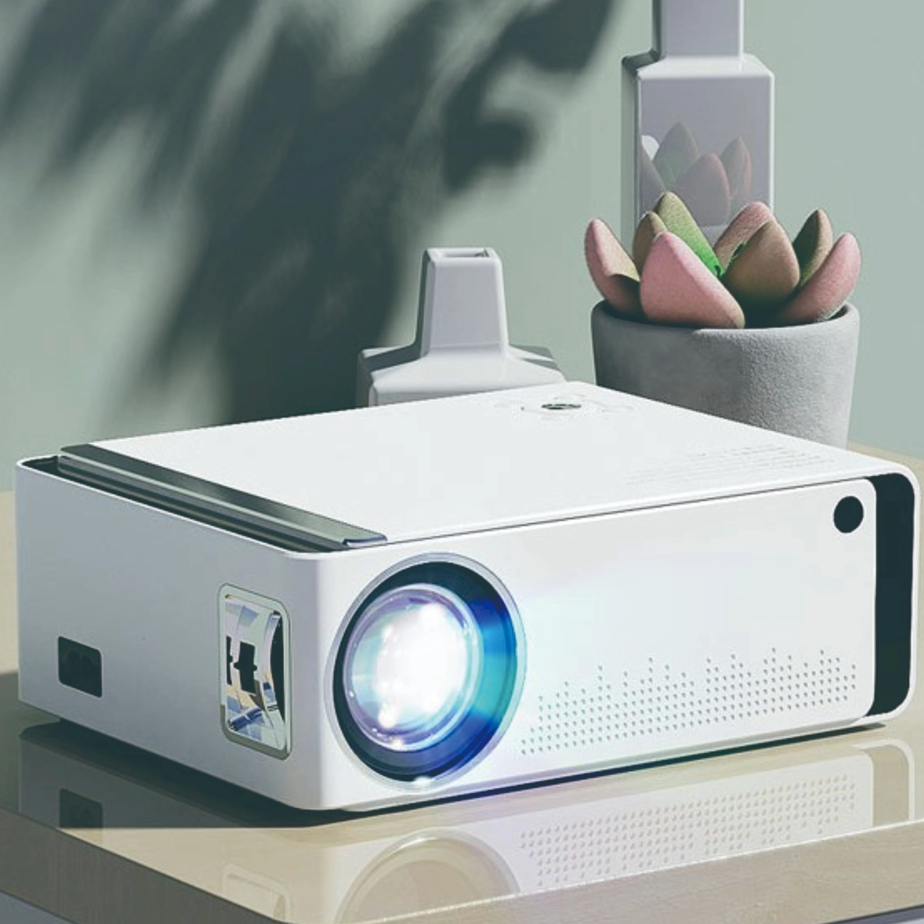 Новое поступление, миниатюрный светодиодный проектор с голограммой 4D, Wi-Fi, Hd, 4K
Новое поступление, миниатюрный светодиодный проектор с голограммой 4D, Wi-Fi, Hd, 4K