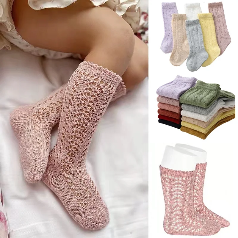 2022 Summer Baby Socks Toddlers Girls Boys Knee High Mesh Thin Long Kids Socks Hollow Out Soft Cotton Floor Socken For 0-5 Years
2022 Summer Baby Socks Toddlers Girls Boys Knee High Mesh Thin Long Kids Socks Hollow Out Soft Cotton Floor Socken For 0-5 Years