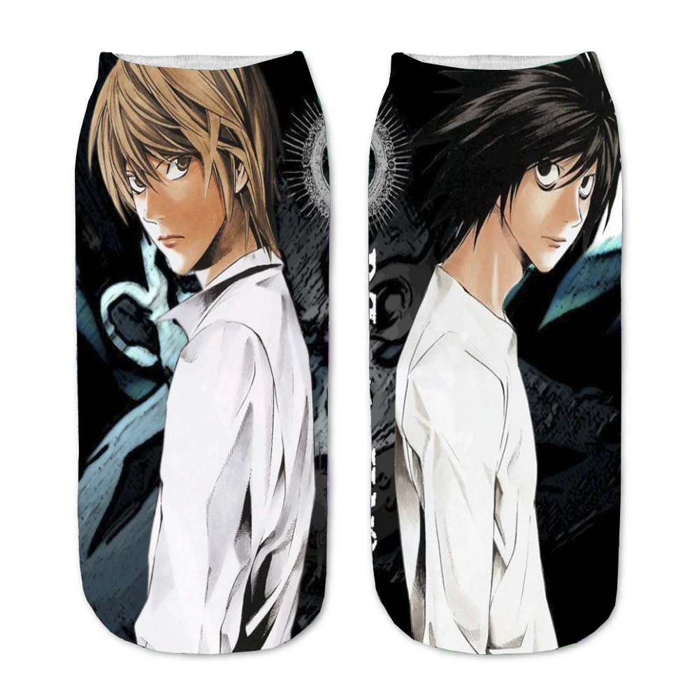 Teenager Short Sock Kawaii Ankle Socks Anime Death Note 3D Printed Yagami Light Cartoon Straight Socks Men Women Short Sock
Teenager Short Sock Kawaii Ankle Socks Anime Death Note 3D Printed Yagami Light Cartoon Straight Socks Men Women Short Sock