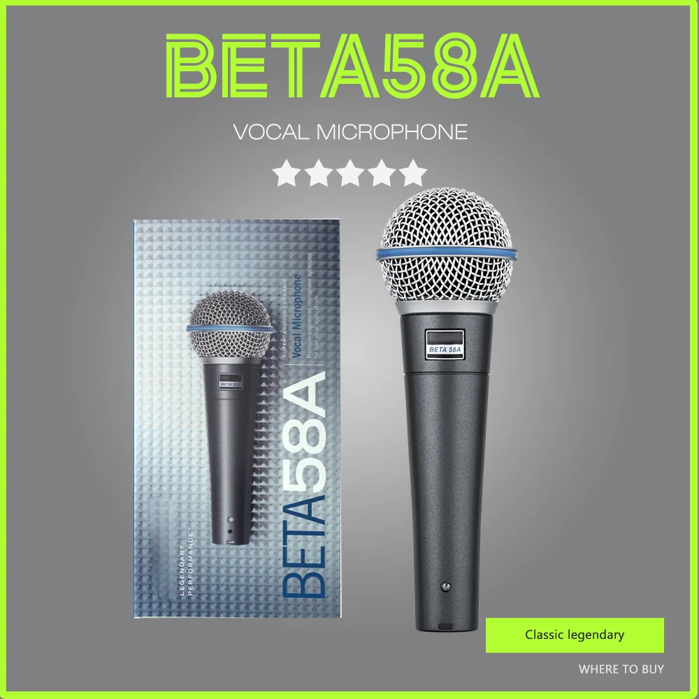 Микрофон BETA58A BETA58 с трансформатором, суперкардиоидный микрофон, проводной микрофон для караоке
Микрофон BETA58A BETA58 с трансформатором, суперкардиоидный микрофон, проводной микрофон для караоке