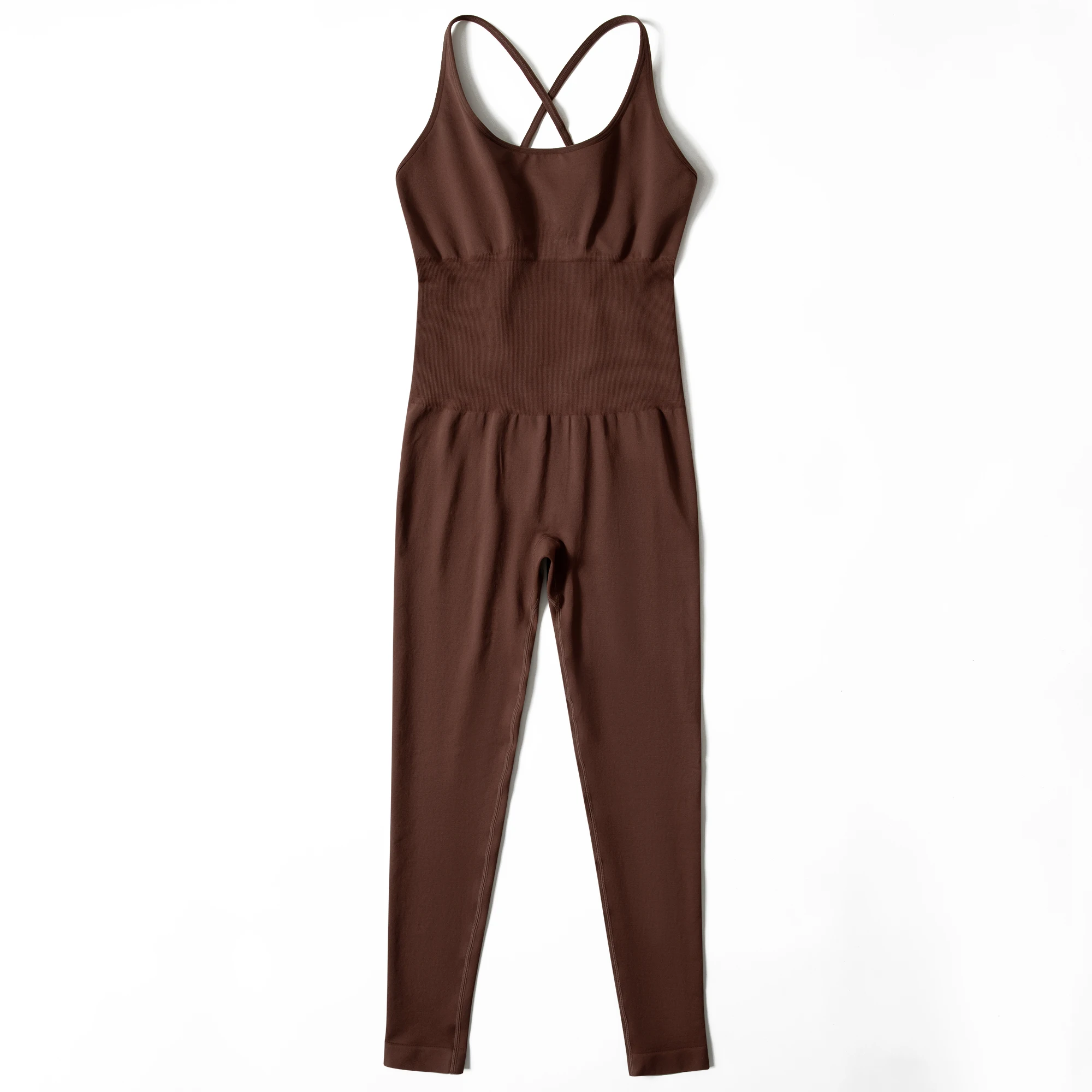 Women Strappy Backless One Piece Jumpsuits Tummy Control Shapewear Square Neck Padded Tracksuits Workout Rompers Jumpsuits Women Strappy Backless One Piece Jumpsuits Tummy Control Shapewear Square Neck Padded Tracksuits Workout Rompers Jumpsuits
