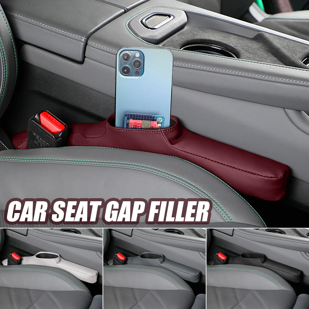 1Pair Car Seat Gap Filler Universal PU Leather Left Right Seat Gap Plug Center Console Storage Box Organizer for Car SUV Truck
1Pair Car Seat Gap Filler Universal PU Leather Left Right Seat Gap Plug Center Console Storage Box Organizer for Car SUV Truck