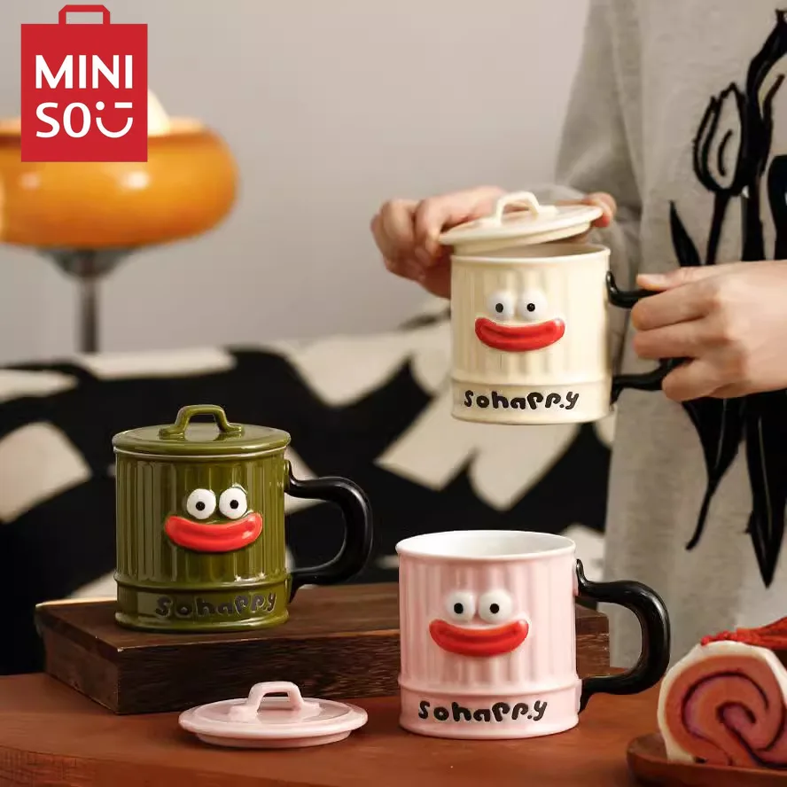 MINISO Cute Quirky Ugly Mug Gift Set Ceramic Mug Accompanying Gift with Lid Design Big Mouth Ceramic Mugs
MINISO Cute Quirky Ugly Mug Gift Set Ceramic Mug Accompanying Gift with Lid Design Big Mouth Ceramic Mugs