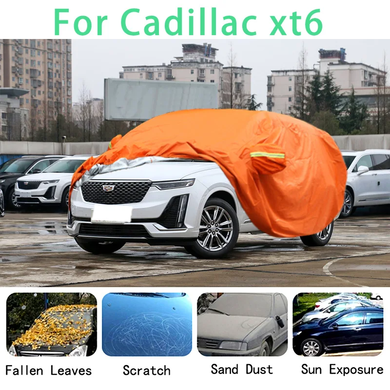 For Cadillac xt6 Waterproof car covers super sun protection dust Rain car Hail prevention auto protective
For Cadillac xt6 Waterproof car covers super sun protection dust Rain car Hail prevention auto protective