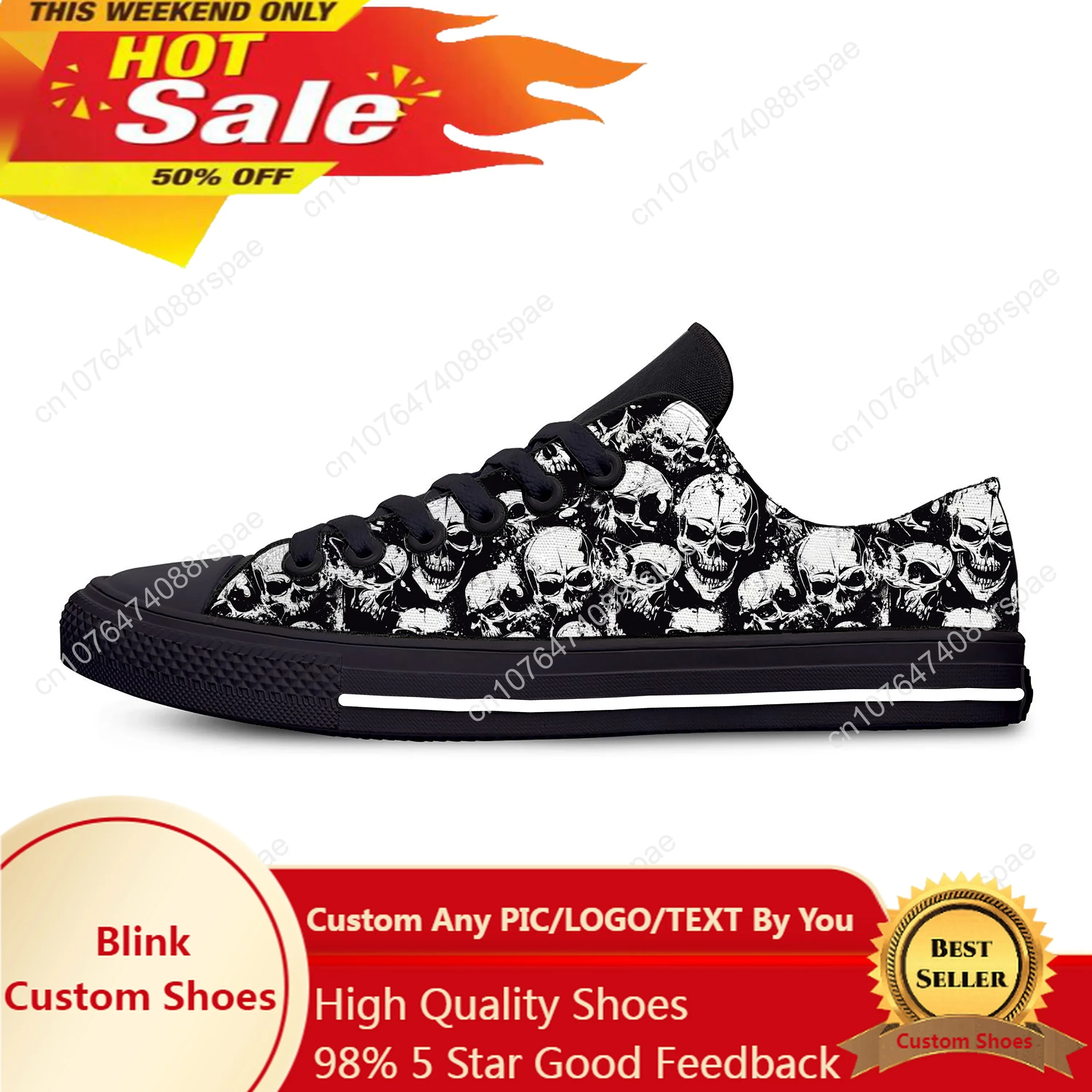Hot SKull Skeleton PAisley Horror Halloween Aesthetic Board Shoes Casual Shoes Low Top Lightweight Breathable Men Women Sneakers
Hot SKull Skeleton PAisley Horror Halloween Aesthetic Board Shoes Casual Shoes Low Top Lightweight Breathable Men Women Sneakers