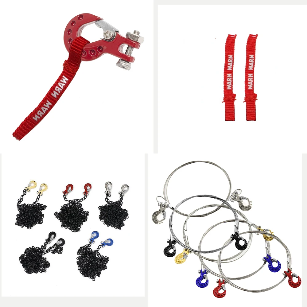 Metal CNC Trailer Hook Winch Hook With Trailer Chain Accessories for 1/10 RC Car Axial SCX10 TRX4 D90 Tamiya CC01
Metal CNC Trailer Hook Winch Hook With Trailer Chain Accessories for 1/10 RC Car Axial SCX10 TRX4 D90 Tamiya CC01