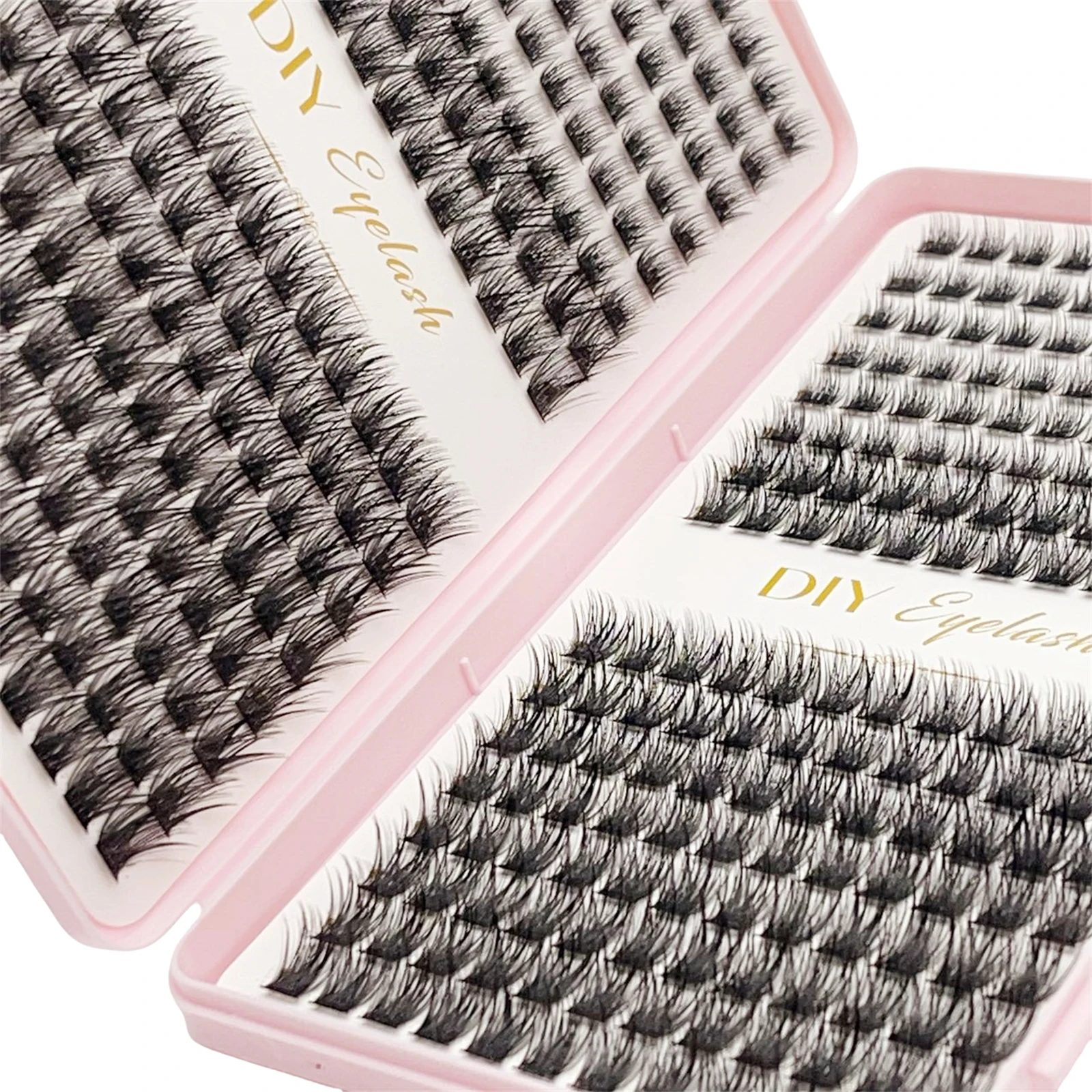 384pcs cluster lashes individual Extensions False Lashes Book Clusters DIY Home Application Cluster Makeup for Eyelash 2 S6aaba1fc67ae4475832fb685a4df7963b