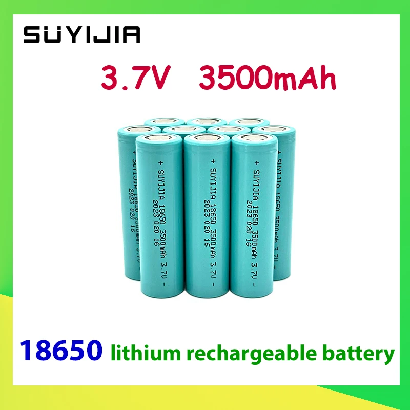 1-10pcs 3.7V 18650 Battery 3500mAh Rechargeable Li-ion Battery for Flashlight Home Appliances Replacement Batteries
1-10pcs 3.7V 18650 Battery 3500mAh Rechargeable Li-ion Battery for Flashlight Home Appliances Replacement Batteries