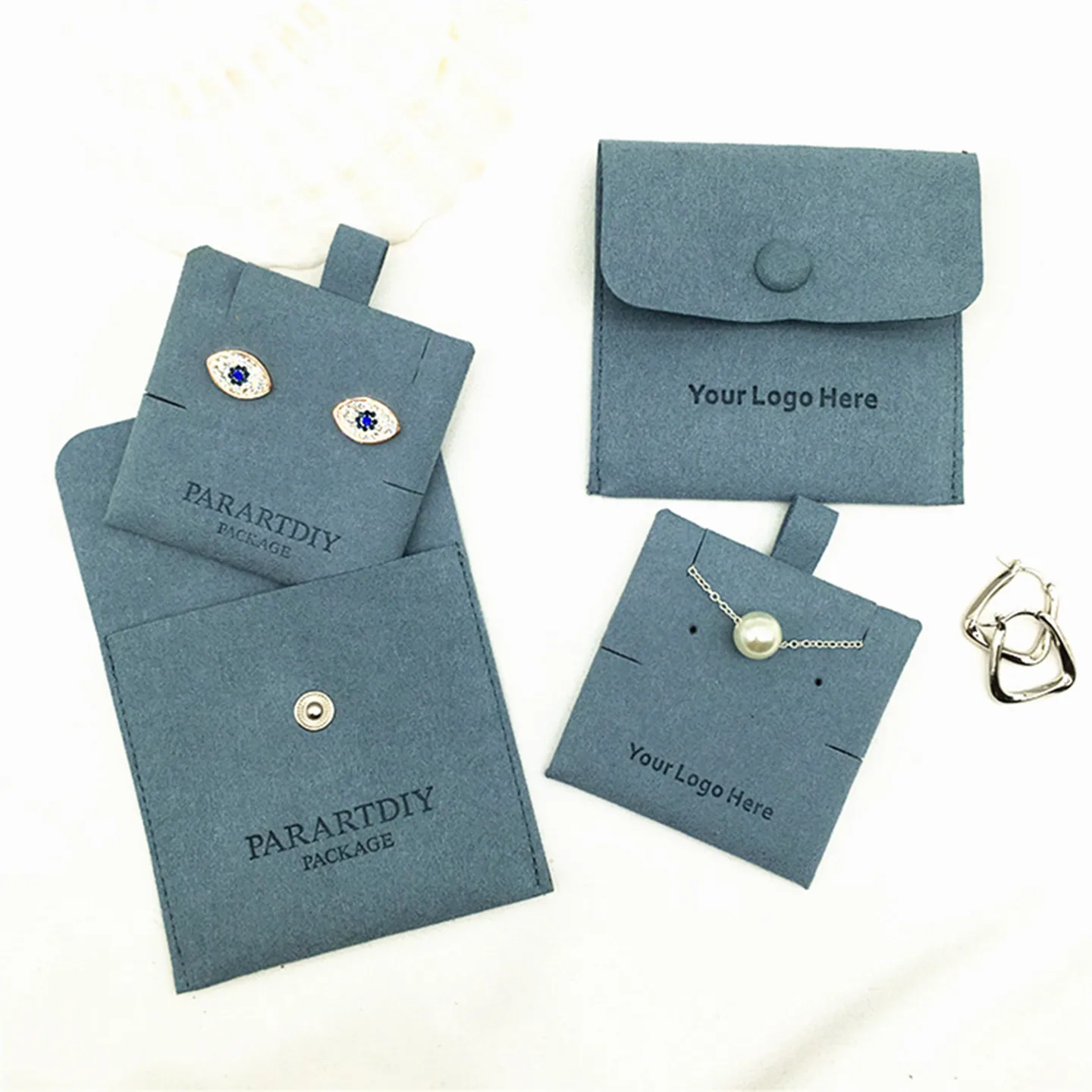 50 индивидуальных синих фотоэлементов упаковка для ювелирных изделий маленькие